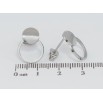 Серьги Xuping TTM Stainless Steel цвет Родий пусеты Круги фото №2 Серьги Xuping TTM Stainless Steel цвет Родий пусеты Круги фото №2