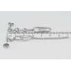 Серьги Xuping TTM Stainless Steel цвет Родий пусеты Ассиметричные подвески скрепки фото №2 Серьги Xuping TTM Stainless Steel цвет Родий пусеты Ассиметричные подвески скрепки фото №2