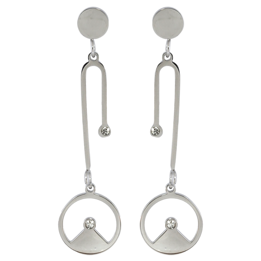 Серьги Xuping TTM Stainless Steel цвет Родий пусеты Декоративные подвески фото №1 Серьги Xuping TTM Stainless Steel цвет Родий пусеты Декоративные подвески фото №1