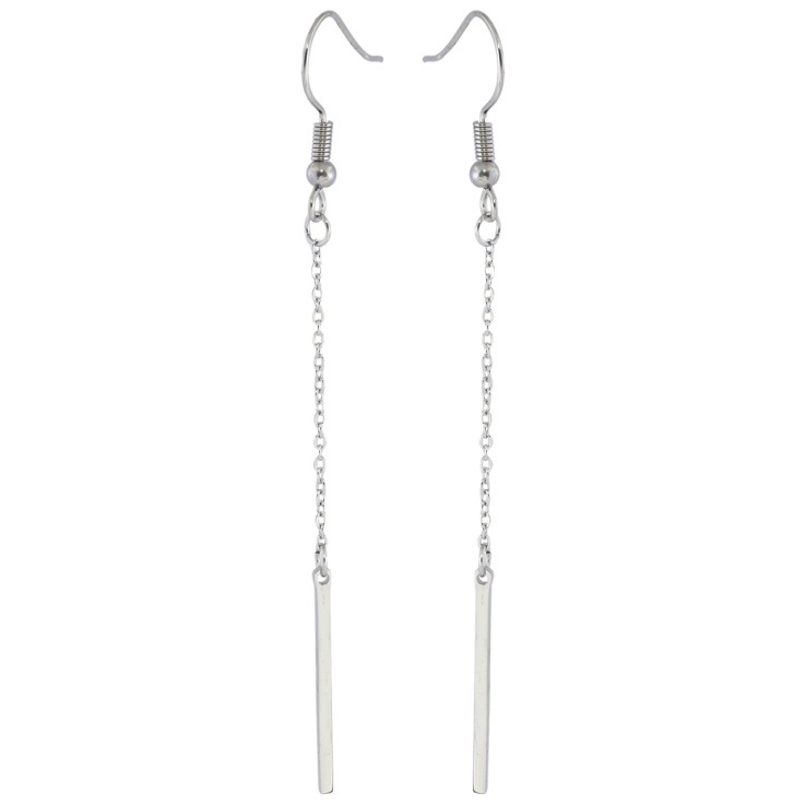 Серьги Xuping TTM Stainless Steel цвет Родий французский замок Декоративные подвески фото №23