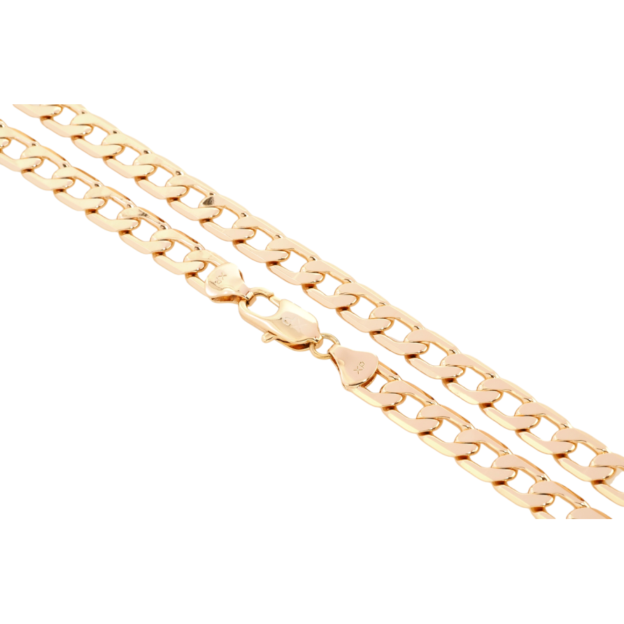 Цепочка Xuping Позолота 18K Плетение Панцирное длина 50см х 7мм фото №1