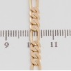 Цепочка Xuping Позолота 18K Плетение Фигаро длина 49см х 4мм фото №2