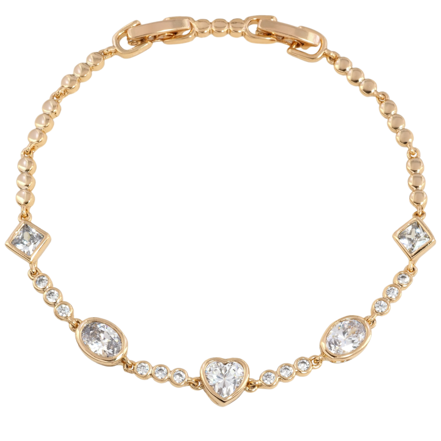 Браслет Xuping Позолота 18K Кристальная дорожка размер с доп. замком 17.5,19.5см х 3мм фото №1 Браслет Xuping Позолота 18K Кристальная дорожка размер с доп. замком 17.5,19.5см х 3мм фото №1