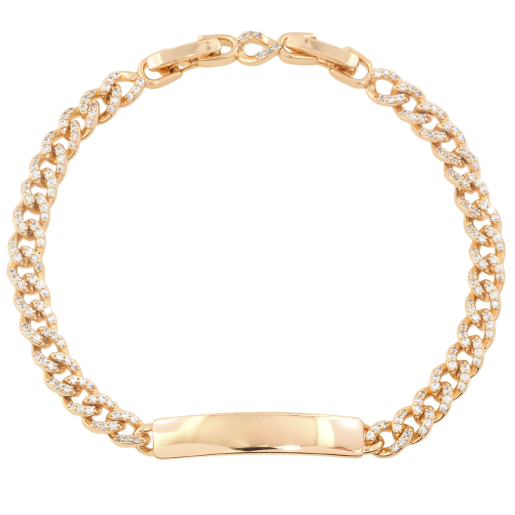 Браслет Xuping Позолота 18K Панцирная цепочка с цирконием размер с доп. замком 17,18.5см х 5мм фото №19 Браслет Xuping Позолота 18K Панцирная цепочка с цирконием размер с доп. замком 17,18.5см х 5мм фото №19