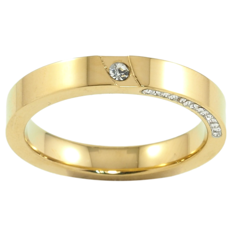 Каблучка Xuping TTM Stainless Steel Колір 14К Візерунок з цирконієм, шир. 4мм» фото №16 Каблучка Xuping TTM Stainless Steel Колір 14К Візерунок з цирконієм, шир. 4мм» фото №16