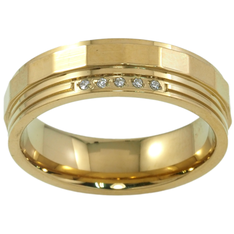 Каблучка Xuping TTM Stainless Steel Колір 14К Візерунок з доріжкою цирконію, шир. 6мм» фото №21 Каблучка Xuping TTM Stainless Steel Колір 14К Візерунок з доріжкою цирконію, шир. 6мм» фото №21