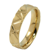 Кольцо Xuping TTM Stainless Steel Цвет 14К Декоративный узор, шир. 5мм фото №2 Кольцо Xuping TTM Stainless Steel Цвет 14К Декоративный узор, шир. 5мм фото №2