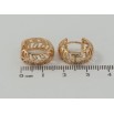 Сережки Xuping Позолота 18K колечка «Різьблений візерунок гілочки» фото №3