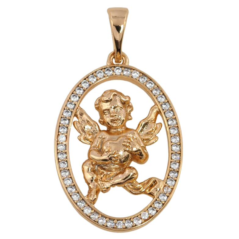Кулон Xuping Позолота 18K Янголятко» для ланцюжка до 5мм фото №17