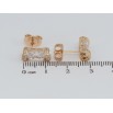 Сережки Xuping Позолота 18K пусети «Фіаніти в оправі з цирконієм» фото №2 Сережки Xuping Позолота 18K пусети «Фіаніти в оправі з цирконієм» фото №2