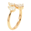 Кольцо Xuping Позолота 18K Кристальные капельки фото №2