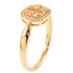 Каблучка Xuping Позолота 18K «Інкрустація цирконієм» фото №2