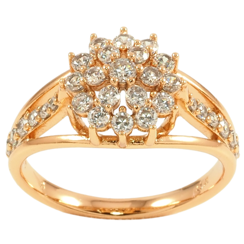 Каблучка Xuping Позолота 18K «Інкрустація цирконієм» фото №11 Каблучка Xuping Позолота 18K «Інкрустація цирконієм» фото №11