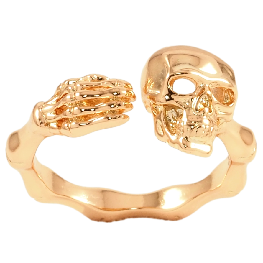 Каблучка Xuping Позолота 18K «Череп» фото №1 Каблучка Xuping Позолота 18K «Череп» фото №1