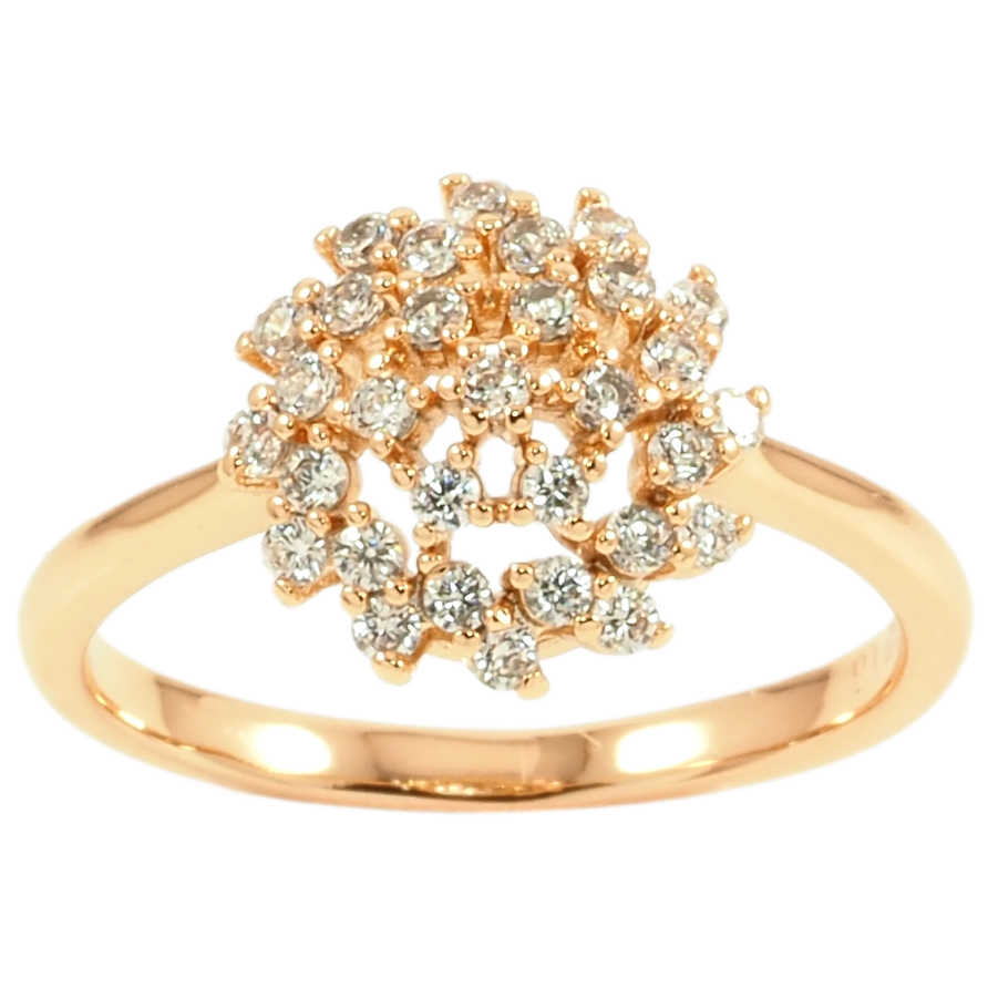 Кольцо Xuping Позолота 18K Инкрустация цирконием фото №1 Кольцо Xuping Позолота 18K Инкрустация цирконием фото №1