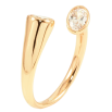 Каблучка Xuping Позолота 18K «Два кристали» фото №2 Каблучка Xuping Позолота 18K «Два кристали» фото №2