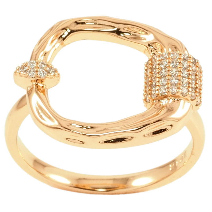Каблучка Xuping Позолота 18K «Декоративне коло з цирконієм» фото №24 Каблучка Xuping Позолота 18K «Декоративне коло з цирконієм» фото №24