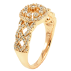 Каблучка Xuping Позолота 18K «Інкрустація цирконієм» фото №2 Каблучка Xuping Позолота 18K «Інкрустація цирконієм» фото №2