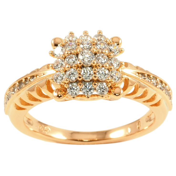 Каблучка Xuping Позолота 18K «Інкрустація цирконієм» фото №25 Каблучка Xuping Позолота 18K «Інкрустація цирконієм» фото №25