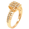 Каблучка Xuping Позолота 18K «Інкрустація цирконієм» фото №2