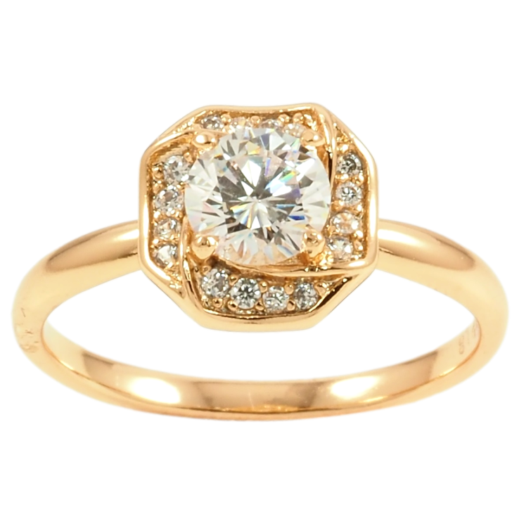 Каблучка Xuping Позолота 18K «Інкрустація цирконієм» фото №23 Каблучка Xuping Позолота 18K «Інкрустація цирконієм» фото №23