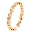 Каблучка Xuping Позолота 18K Доріжка цирконію фото №2 Каблучка Xuping Позолота 18K Доріжка цирконію фото №2