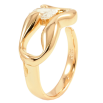Каблучка Xuping Позолота 18K Декоративний візерунок з фіанітом фото №2 Каблучка Xuping Позолота 18K Декоративний візерунок з фіанітом фото №2