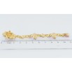 Брошь Цветочная подвеска с розовыми стразами фото №2