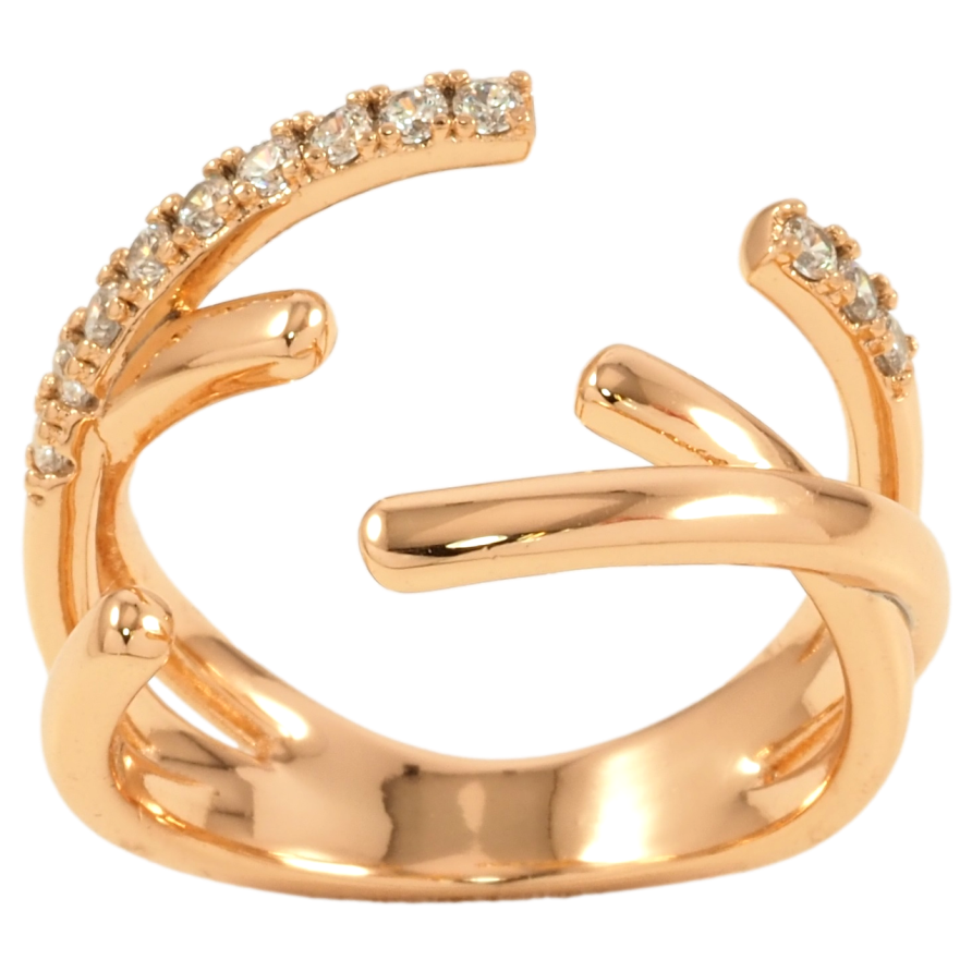 Кольцо Xuping Позолота 18K Декоративный узор с цирконием фото №1 Кольцо Xuping Позолота 18K Декоративный узор с цирконием фото №1