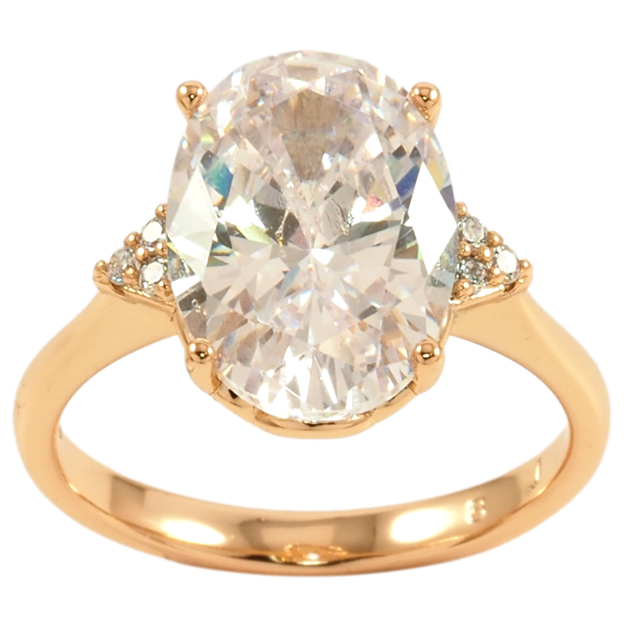 Кольцо Xuping Позолота 18K Крупный фианит фото №1 Кольцо Xuping Позолота 18K Крупный фианит фото №1