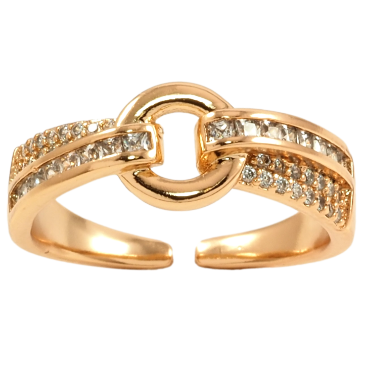 Каблучка Xuping Позолота 18K Колечко з інкрустацією цирконієм фото №12 Каблучка Xuping Позолота 18K Колечко з інкрустацією цирконієм фото №12