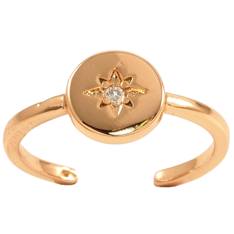 Каблучка Xuping Позолота 18K Візерунок зірочка фото №5 Каблучка Xuping Позолота 18K Візерунок зірочка фото №5