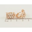 Серьги Xuping Позолота 18K колечки Инкрустация цирконием фото №2 Серьги Xuping Позолота 18K колечки Инкрустация цирконием фото №2