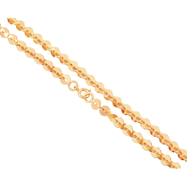 Ланцюжок Xuping Позолота 18K Плетіння Фантазійне довжина 51см х 5мм фото №10