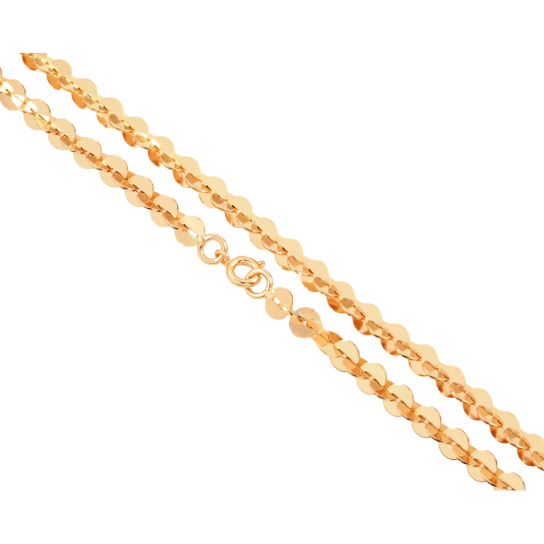 Ланцюжок Xuping Позолота 18K Плетіння Фантазійне довжина 51см х 5мм фото №17