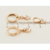 Набор Xuping Позолота 18K Серьги Кулон Кристальные сердечки 5х5мм фото №3