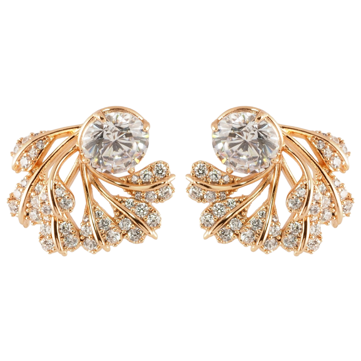 Серьги Xuping Позолота 18K пусеты Декоративный узор с цирконием фото №19 Серьги Xuping Позолота 18K пусеты Декоративный узор с цирконием фото №19
