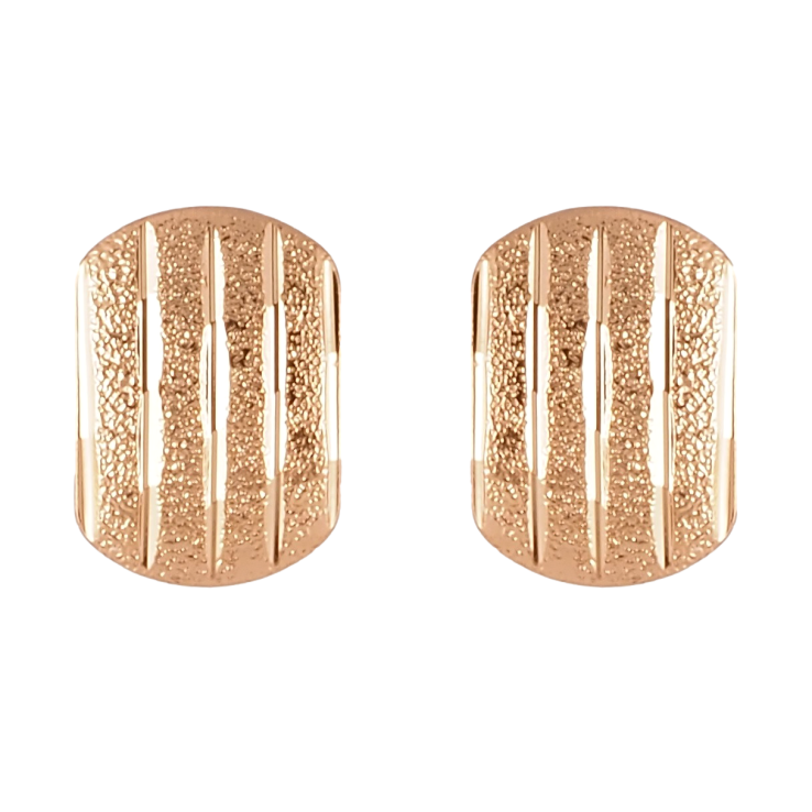 Сережки Xuping Позолота 18K пусети Візерунок з шагренню фото №22 Сережки Xuping Позолота 18K пусети Візерунок з шагренню фото №22