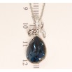 Кулон Xuping колір Родій з кристалами Swarovski на ланцюжку Бант і Кристал Крапля Колір Montana довжина 40-45см фото №3 Кулон Xuping колір Родій з кристалами Swarovski на ланцюжку Бант і Кристал Крапля Колір Montana довжина 40-45см фото №3