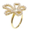 Кольцо Xuping QQMM Позолота 14K Жемчужный цветок фото №2 Кольцо Xuping QQMM Позолота 14K Жемчужный цветок фото №2