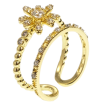 Кольцо Xuping QQMM Позолота 14K Цветок фото №2