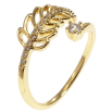 Кольцо Xuping QQMM Позолота 14K Перо фото №2 Кольцо Xuping QQMM Позолота 14K Перо фото №2
