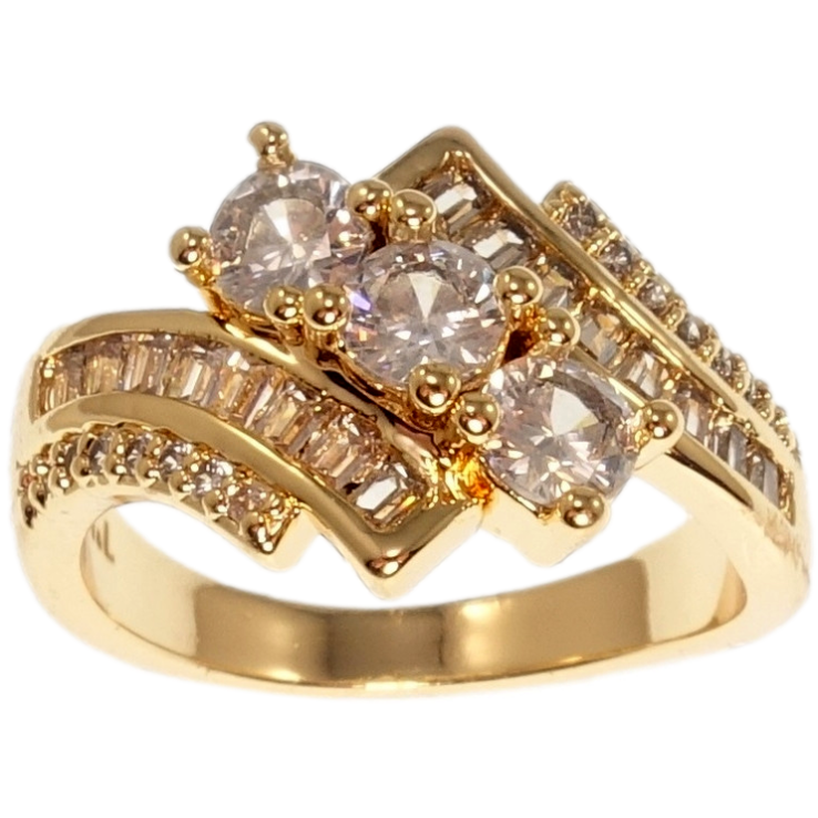 Кольцо Xuping M&L Цвет 18K Изящество фото №12 Кольцо Xuping M&L Цвет 18K Изящество фото №12