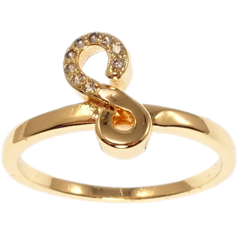 Каблучка Xuping M&L Колір 18K Вісімка з цирконієм фото №4 Каблучка Xuping M&L Колір 18K Вісімка з цирконієм фото №4