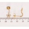Серьги Xuping QQMM Позолота 18K пусеты Цветочки на дугах фото №2 Серьги Xuping QQMM Позолота 18K пусеты Цветочки на дугах фото №2