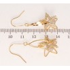 Серьги Xuping QQMM Позолота 18K французский замок Звездные подвески с цирконием фото №2