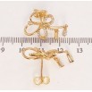 Серьги Xuping QQMM Позолота 18K пусеты Декоративные бантики с цирконием фото №2 Серьги Xuping QQMM Позолота 18K пусеты Декоративные бантики с цирконием фото №2