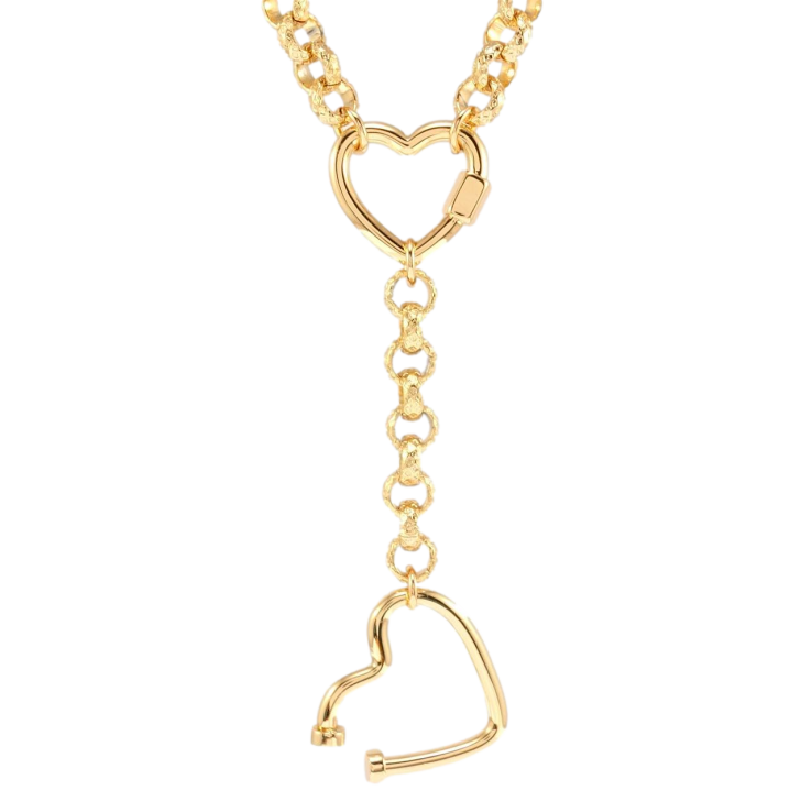 Підвіска на ланцюжку Xuping QQMM Позолота 18K Сердечка на ланцюжку довжина 41-46,5мм х 6мм фото №3 Підвіска на ланцюжку Xuping QQMM Позолота 18K Сердечка на ланцюжку довжина 41-46,5мм х 6мм фото №3