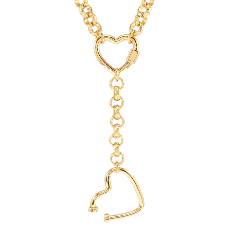 Підвіска на ланцюжку Xuping QQMM Позолота 18K Сердечка на ланцюжку довжина 41-46,5мм х 6мм фото №5 Підвіска на ланцюжку Xuping QQMM Позолота 18K Сердечка на ланцюжку довжина 41-46,5мм х 6мм фото №5