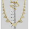 Кольє Xuping QQMM Позолота 14K Сердечки на ланцюжку довжина 44.5-49.5см х 2мм фото №2